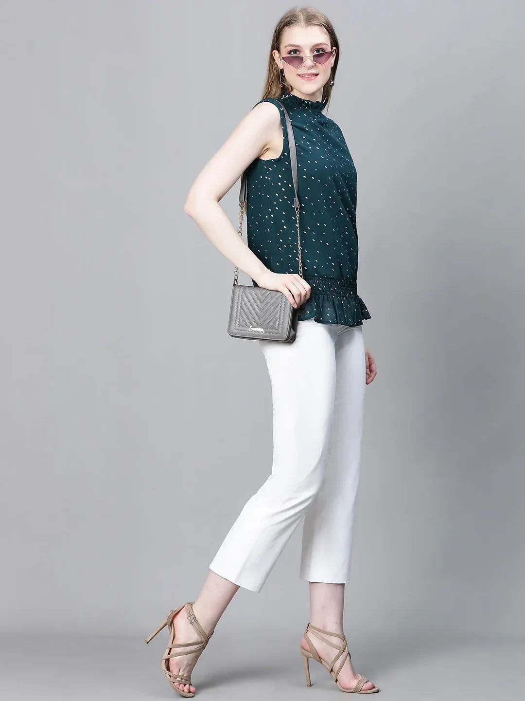 Women Green Top