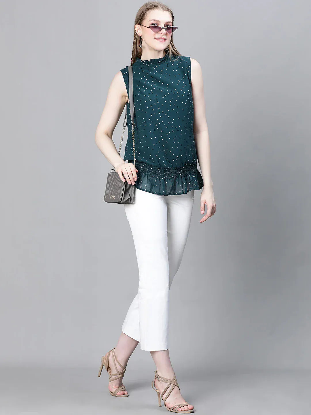 Women Green Top