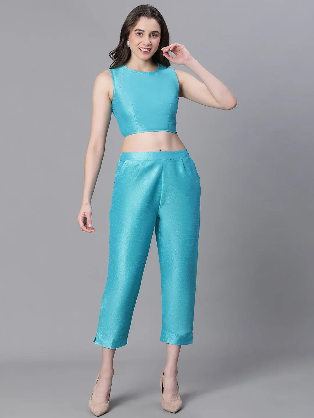 Women Blue Top