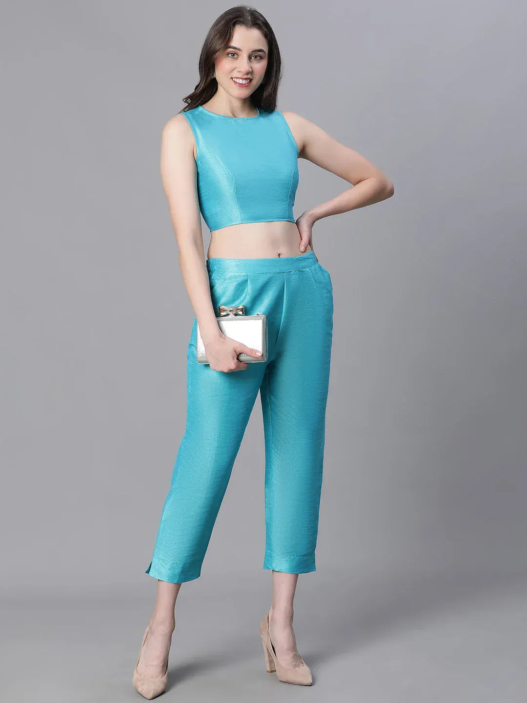 Women Blue Top