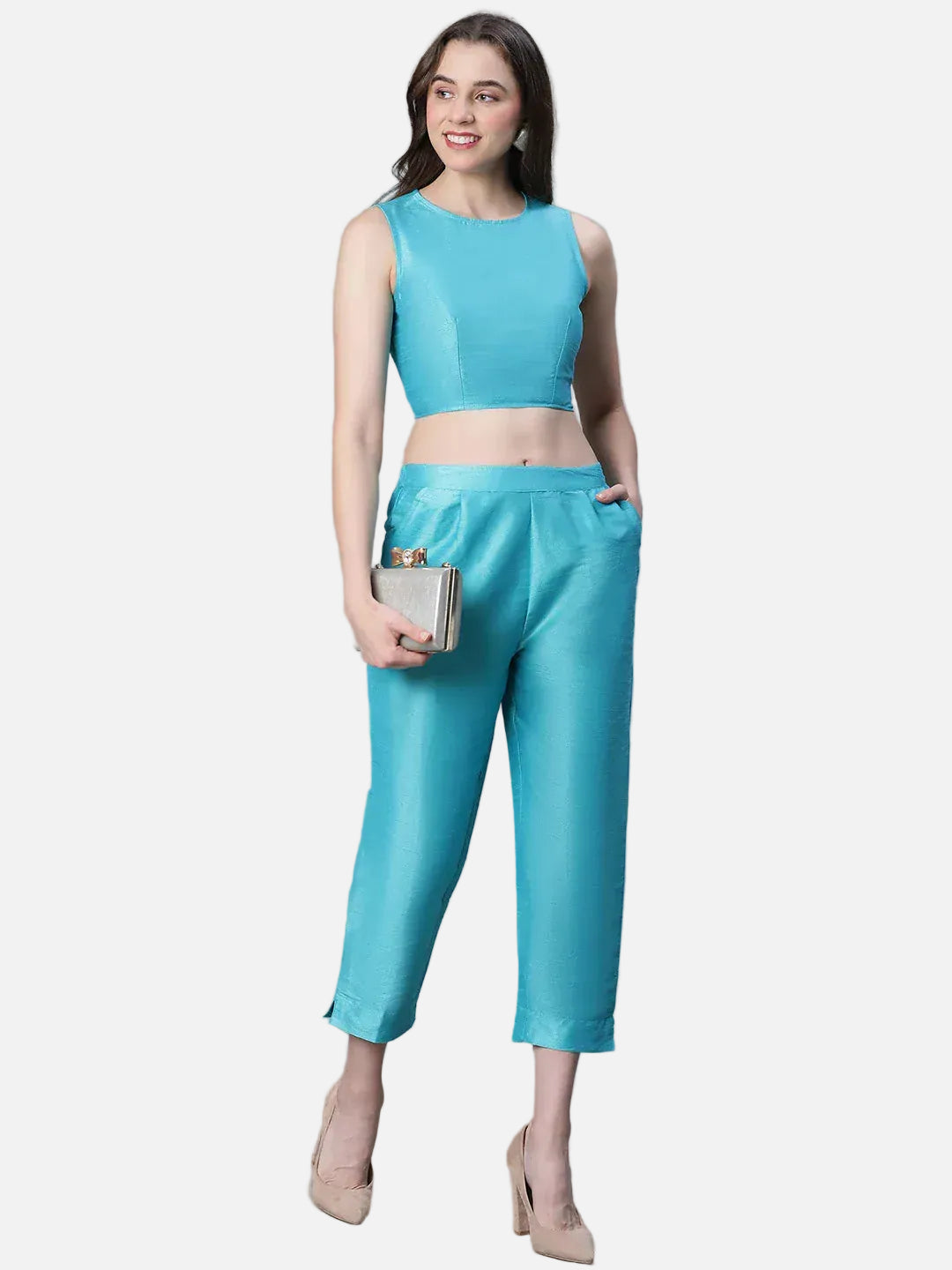 Women Blue Top