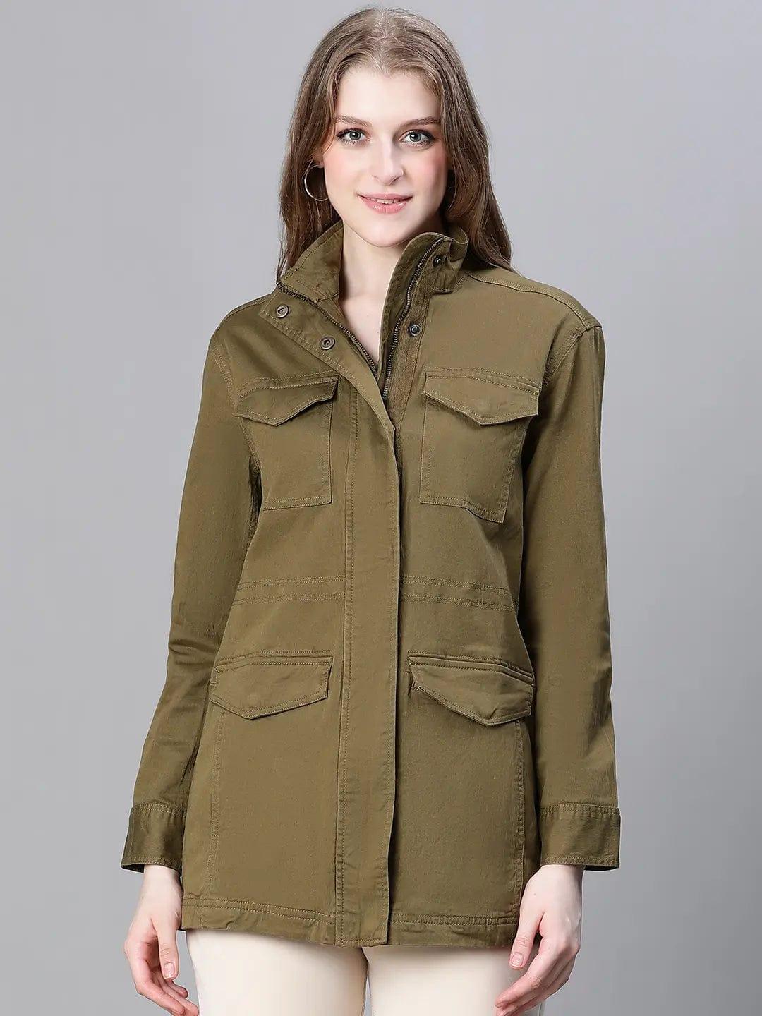 Khaki Cotton Jacket