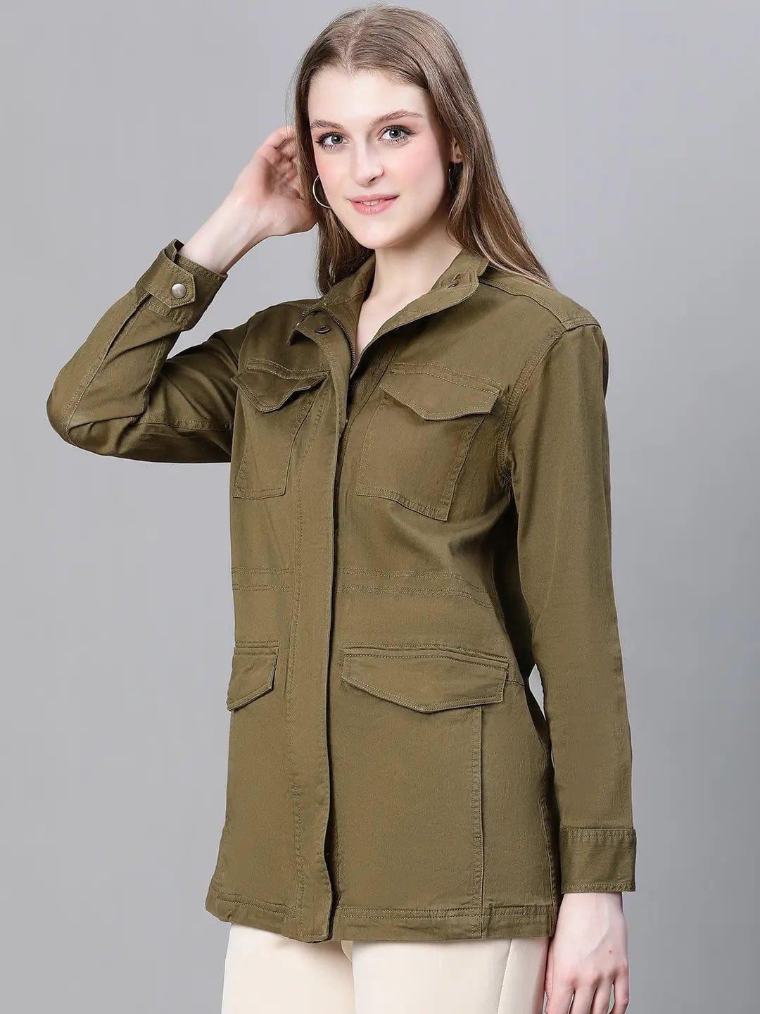 Khaki Cotton Jacket