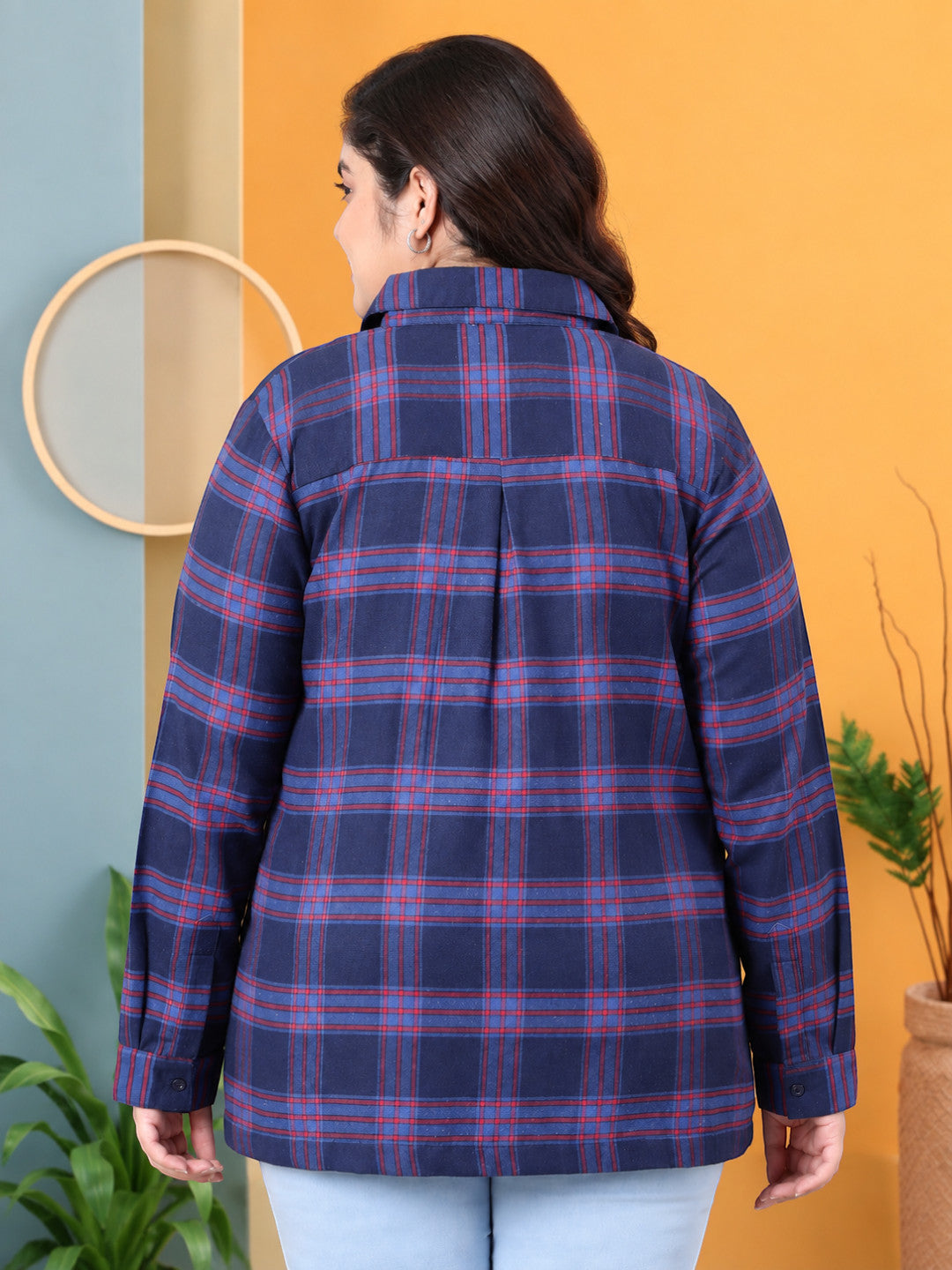 Plus Size Navy Top