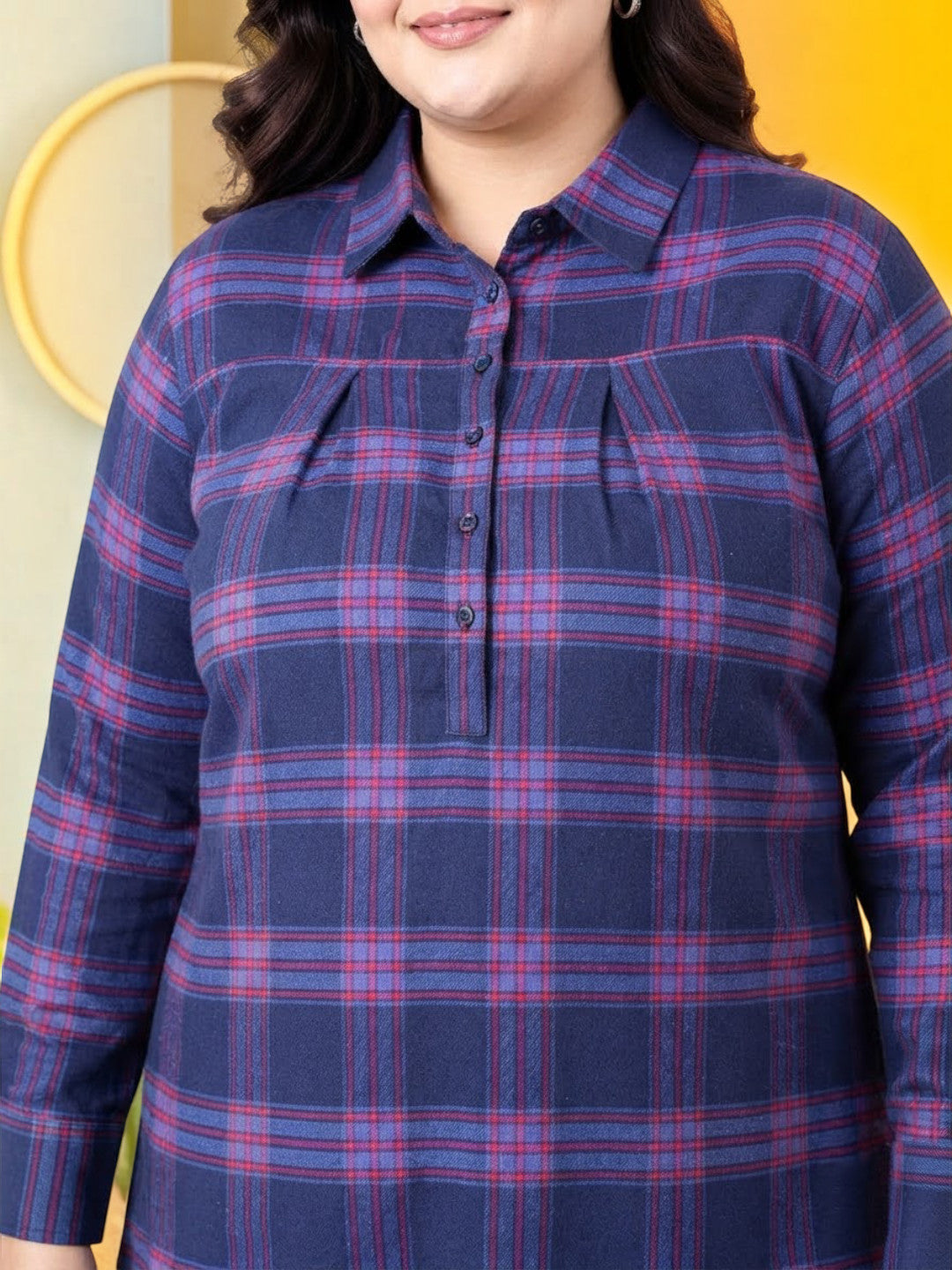 Plus Size Navy Top