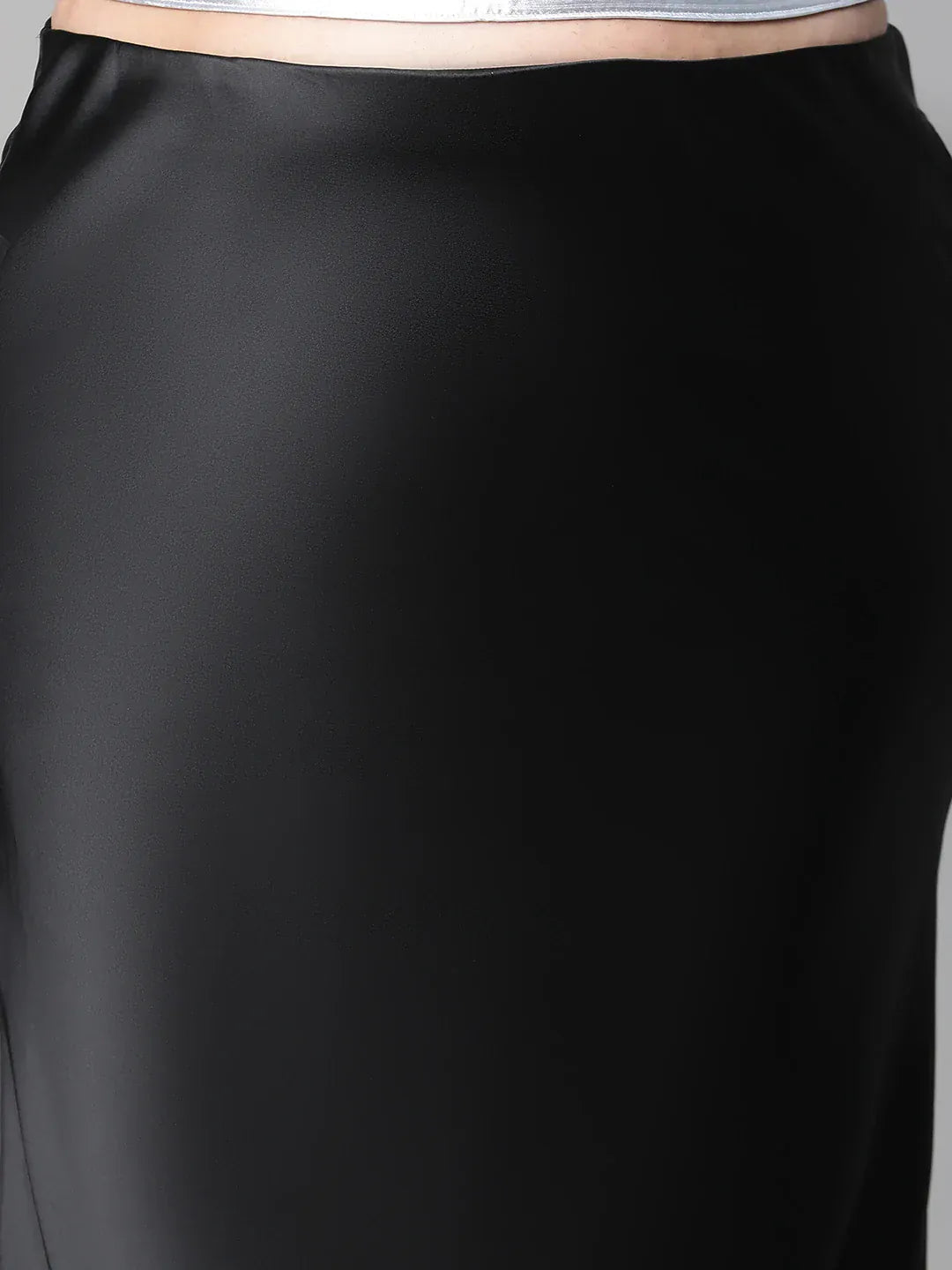 Plus Size Black Skirt