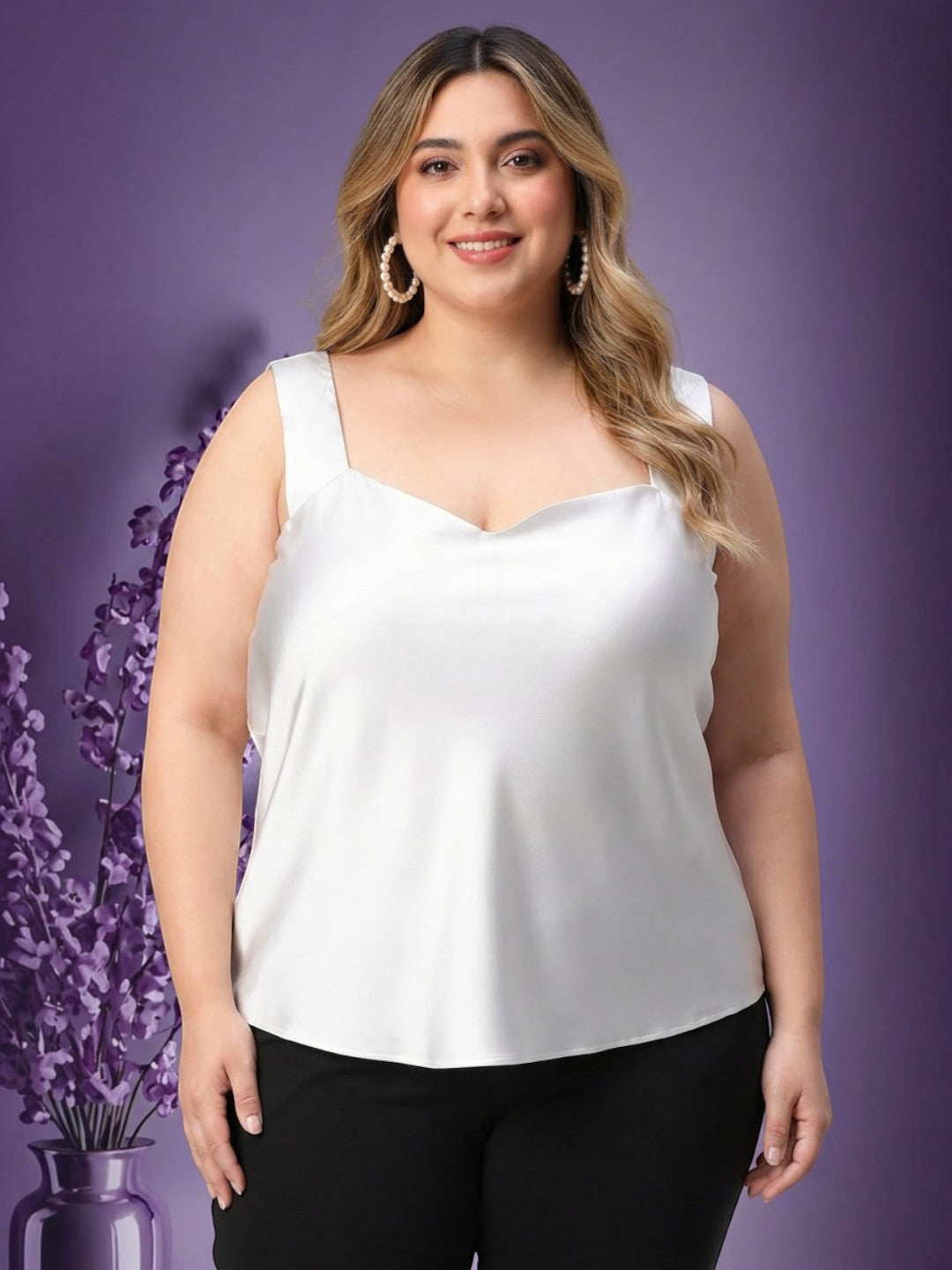 Plus Size Grey Top