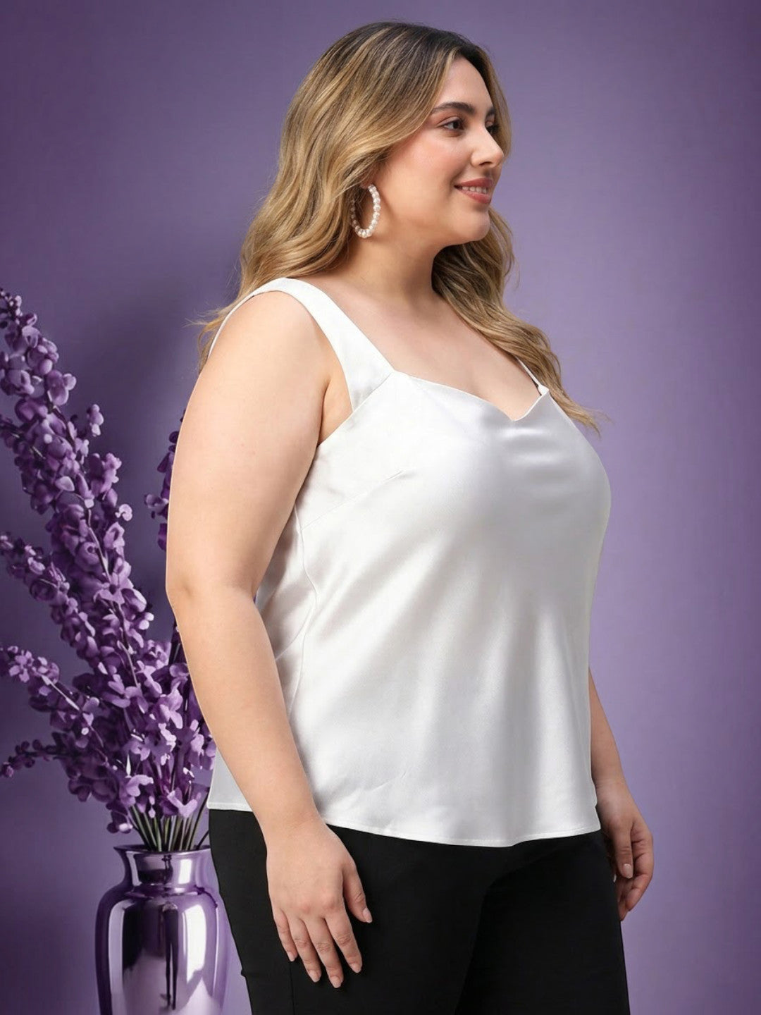 Plus Size Grey Top
