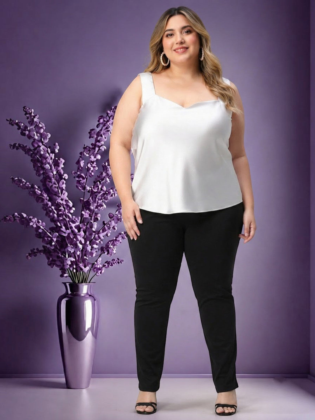 Plus Size Grey Top