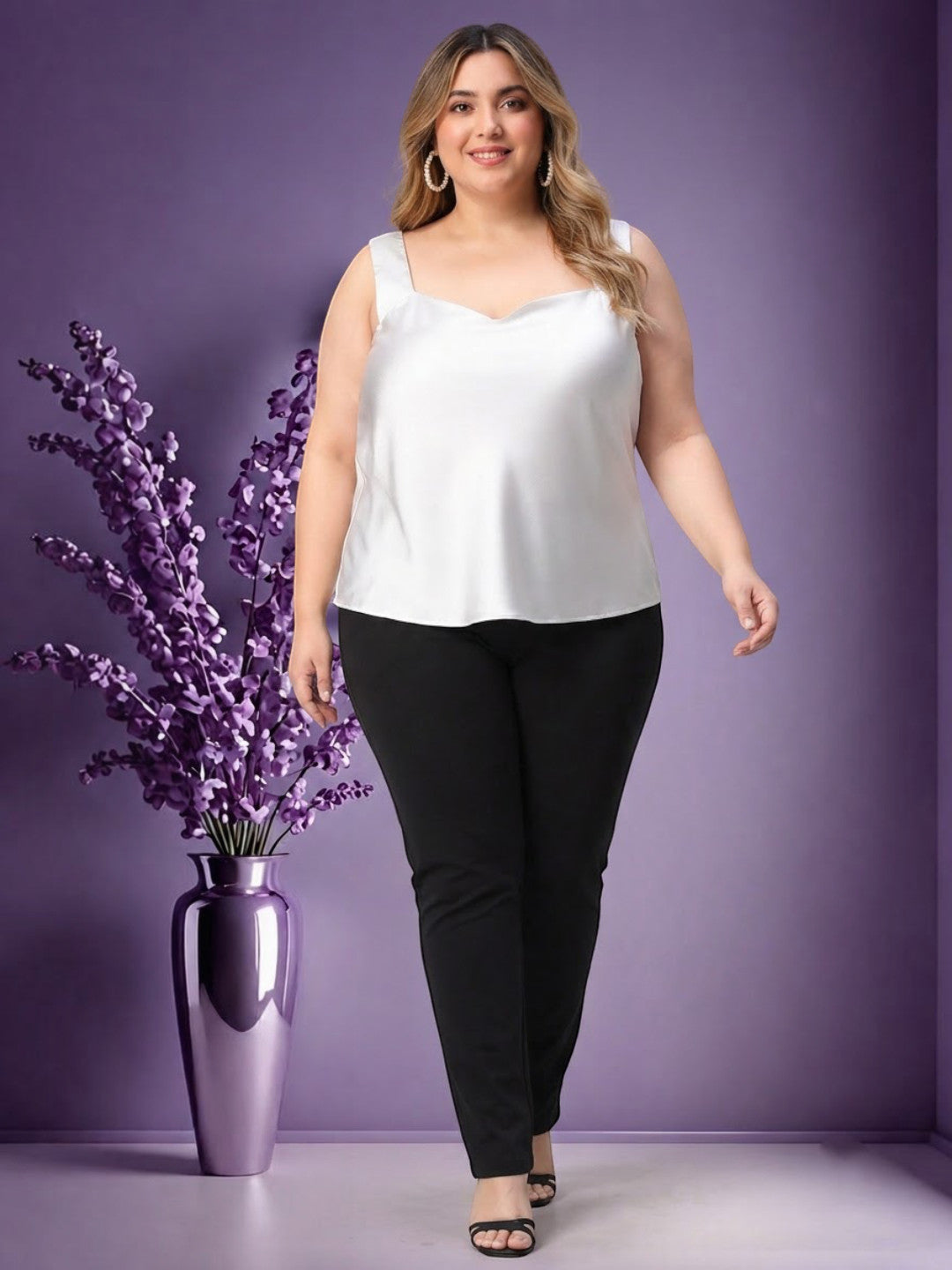 Plus Size Grey Top