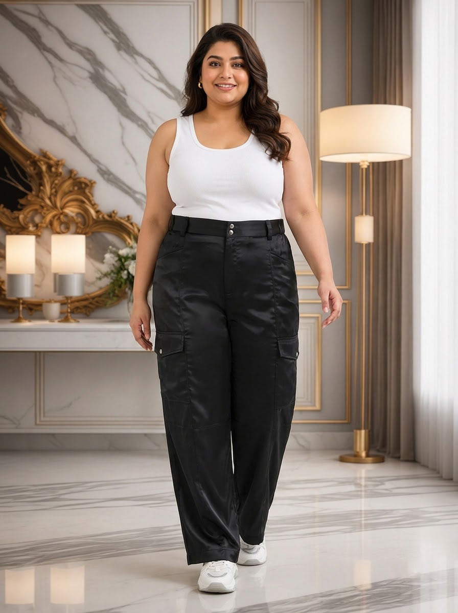 Plus Size Black Pant