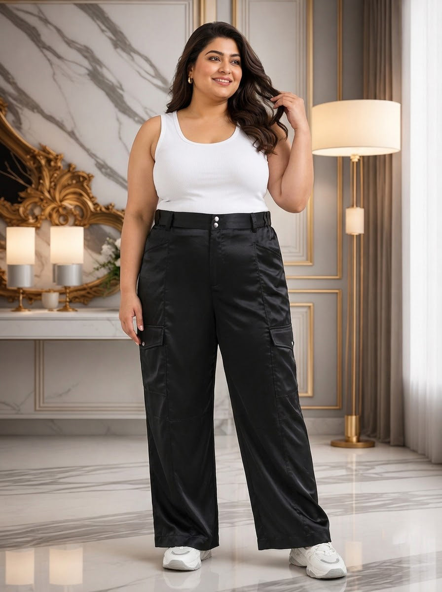 Plus Size Black Pant