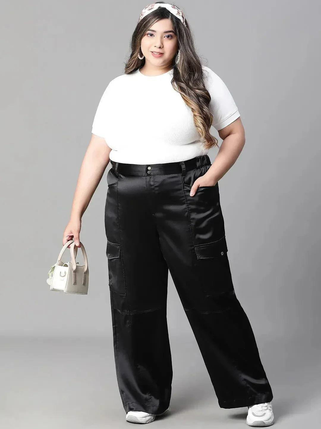 Plus Size Black Pant