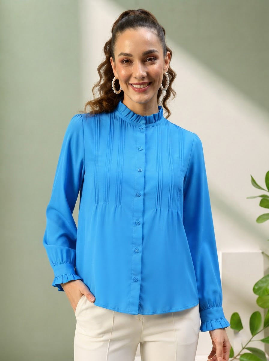 Women Blue Shirt