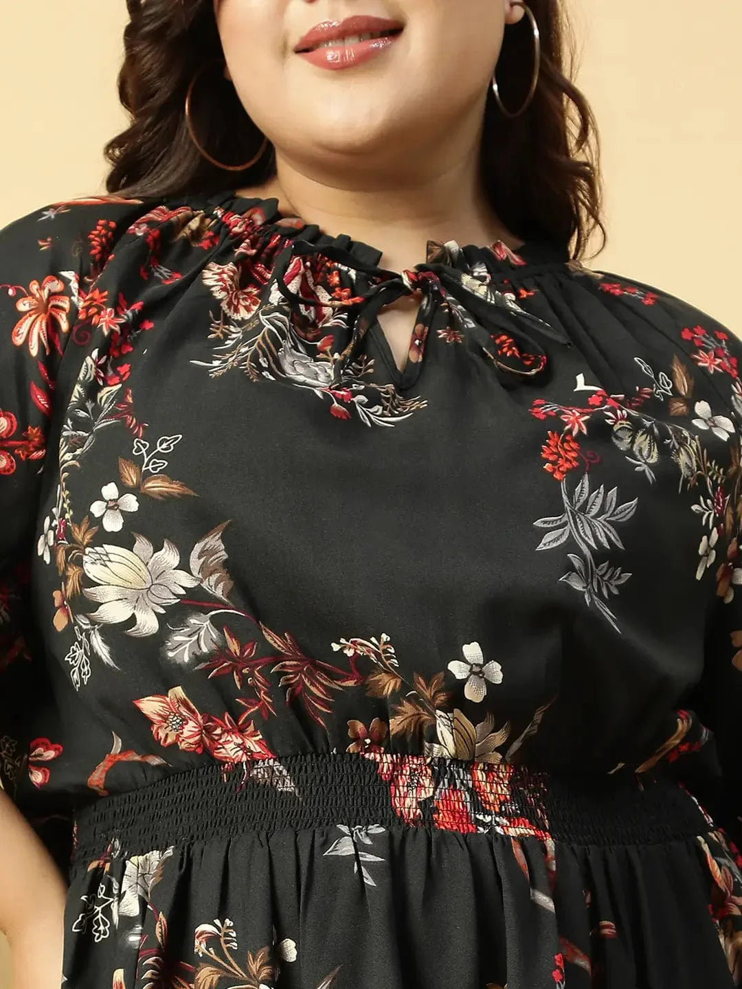 livery-black-tropical-rayon-dress