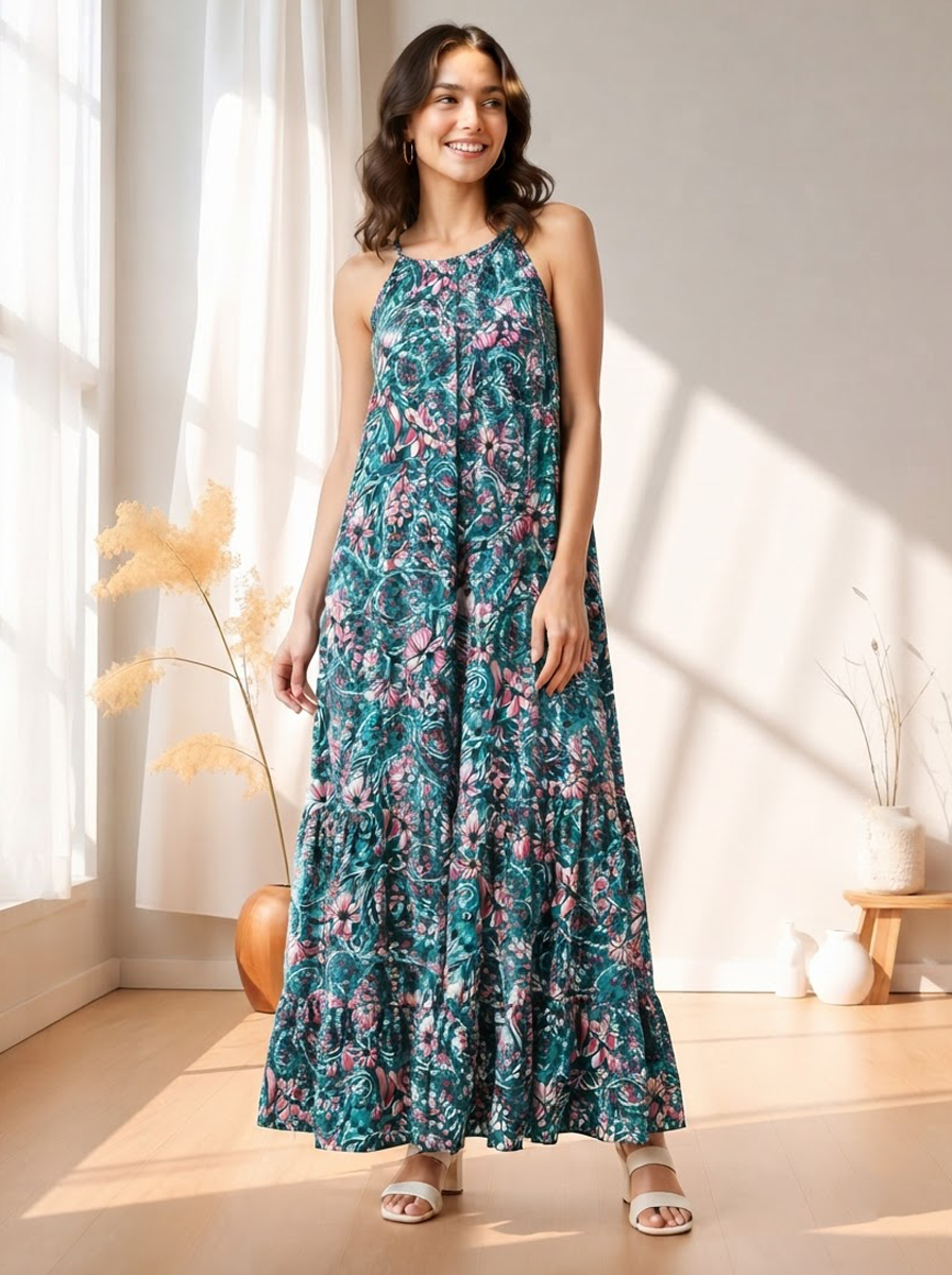 Multicolor Floral Dress