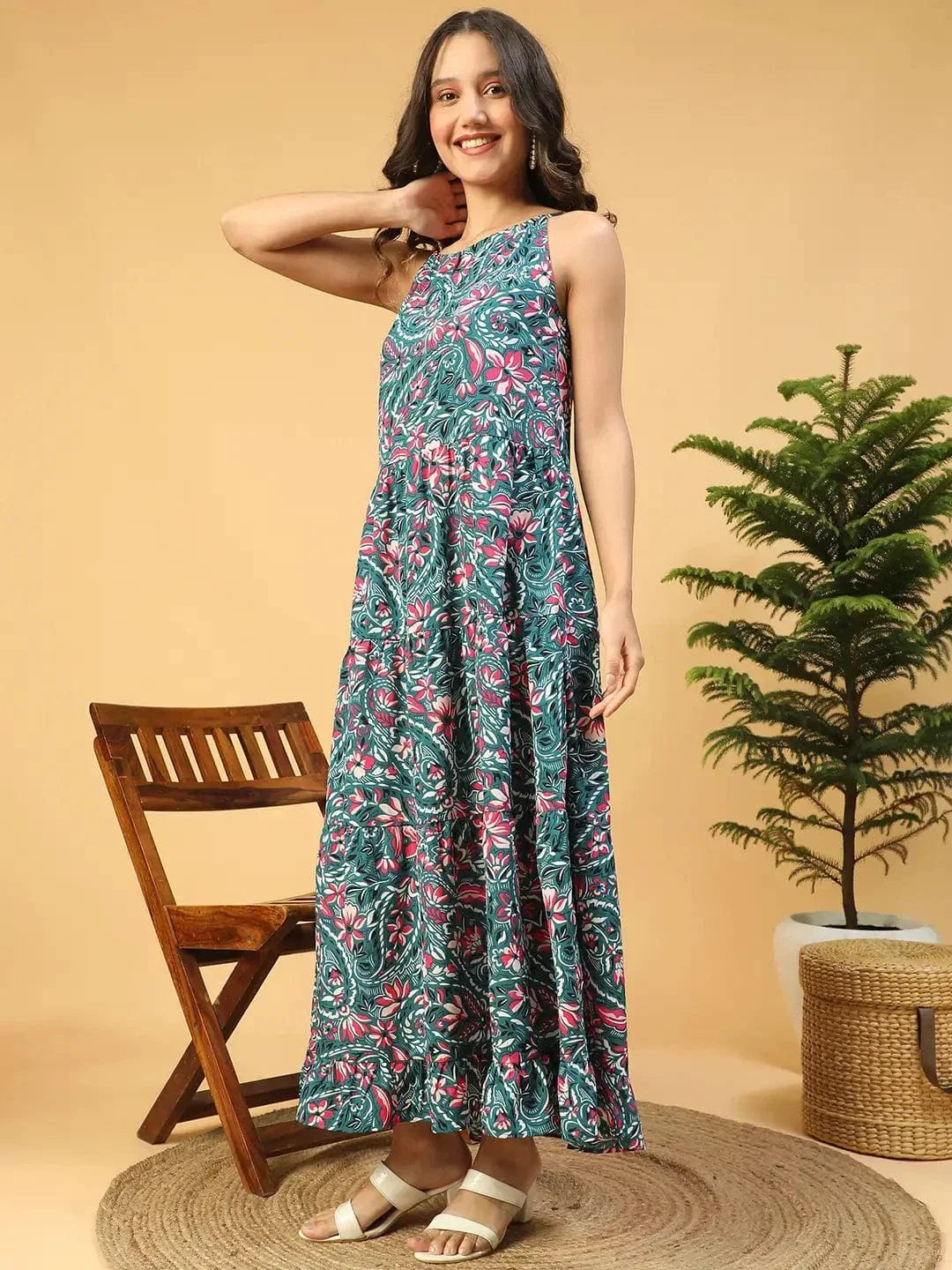 Multicolor Floral Dress