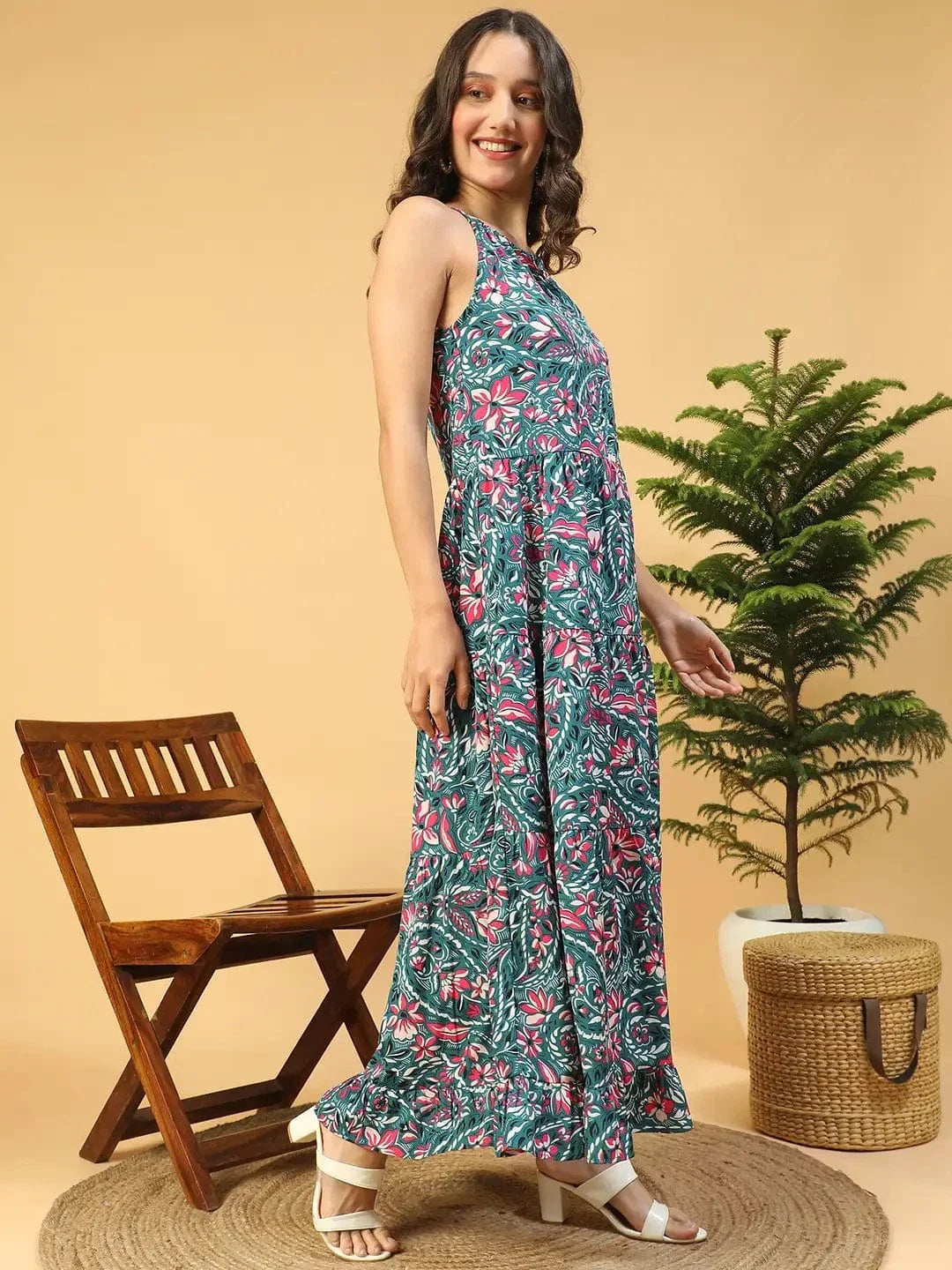 Multicolor Floral Dress