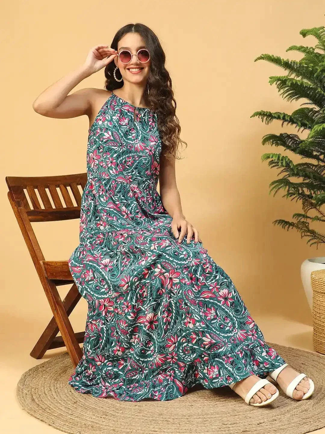 Multicolor Floral Dress