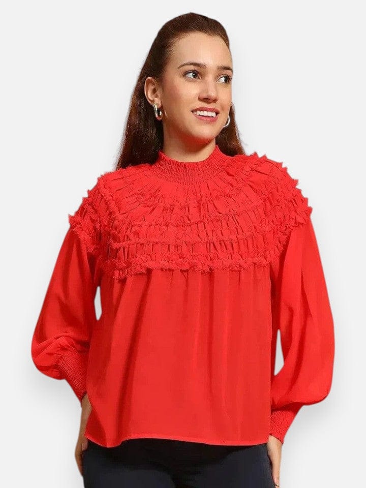 Women Red Top