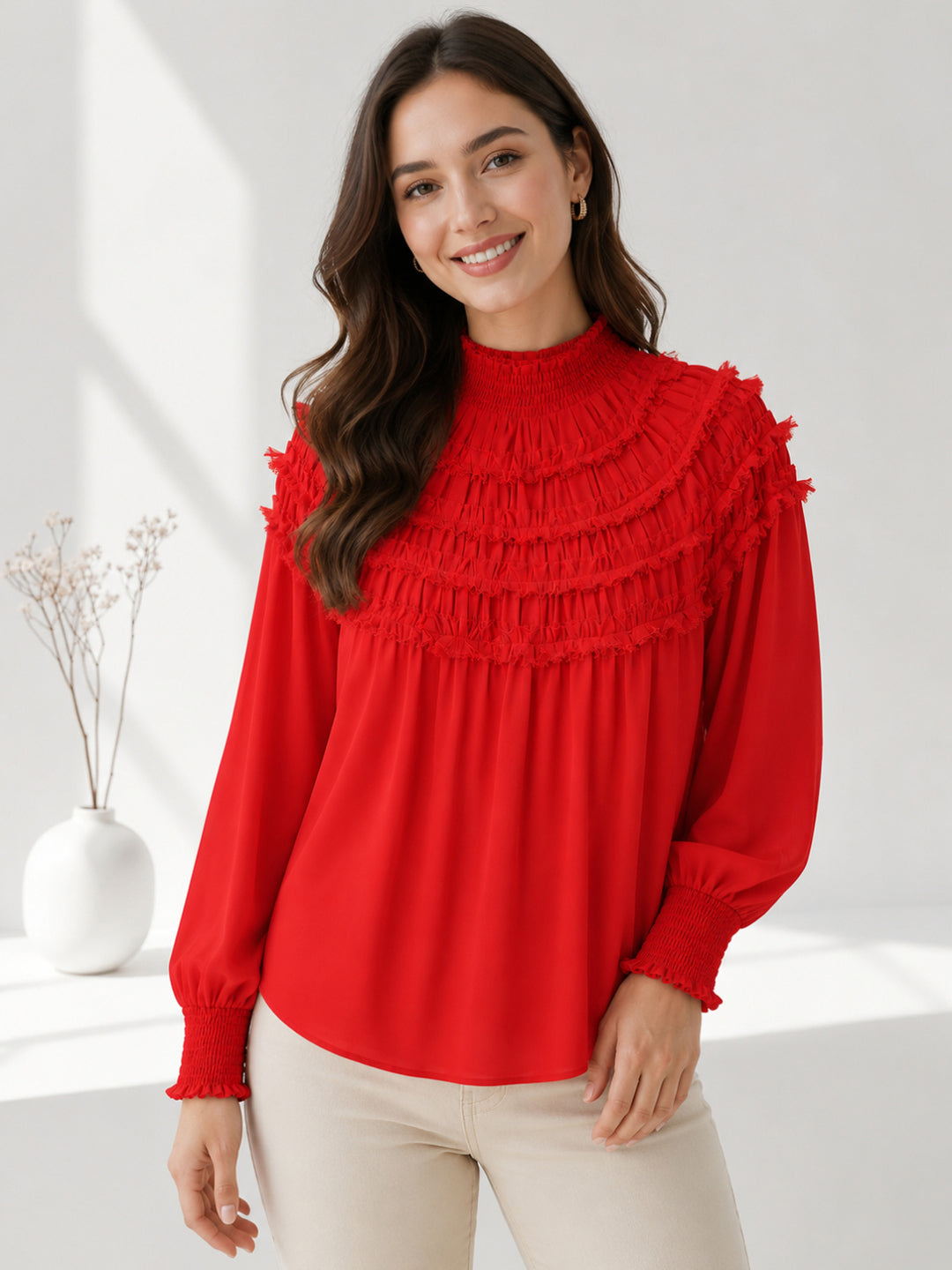 Women Red Top
