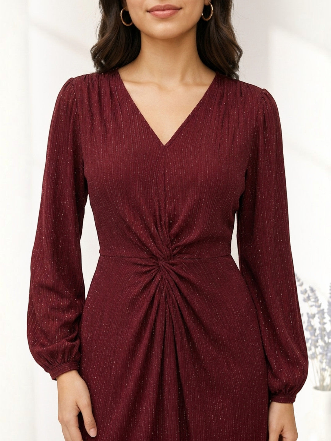 Women Maroon Dress