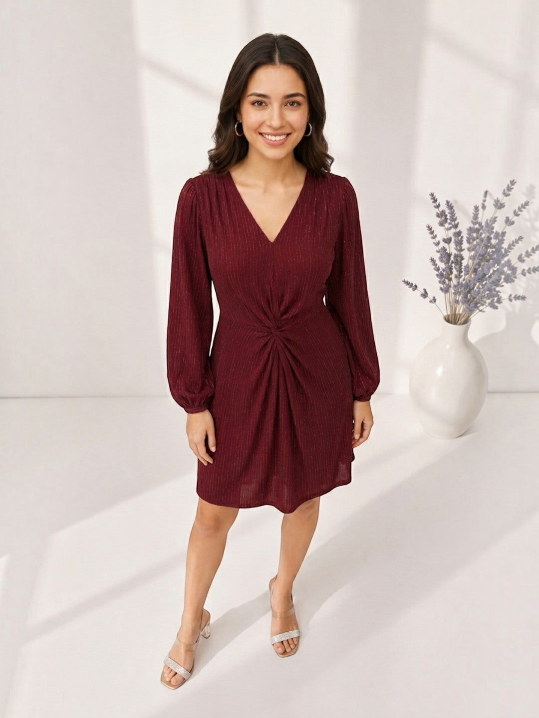 Women Maroon Dress