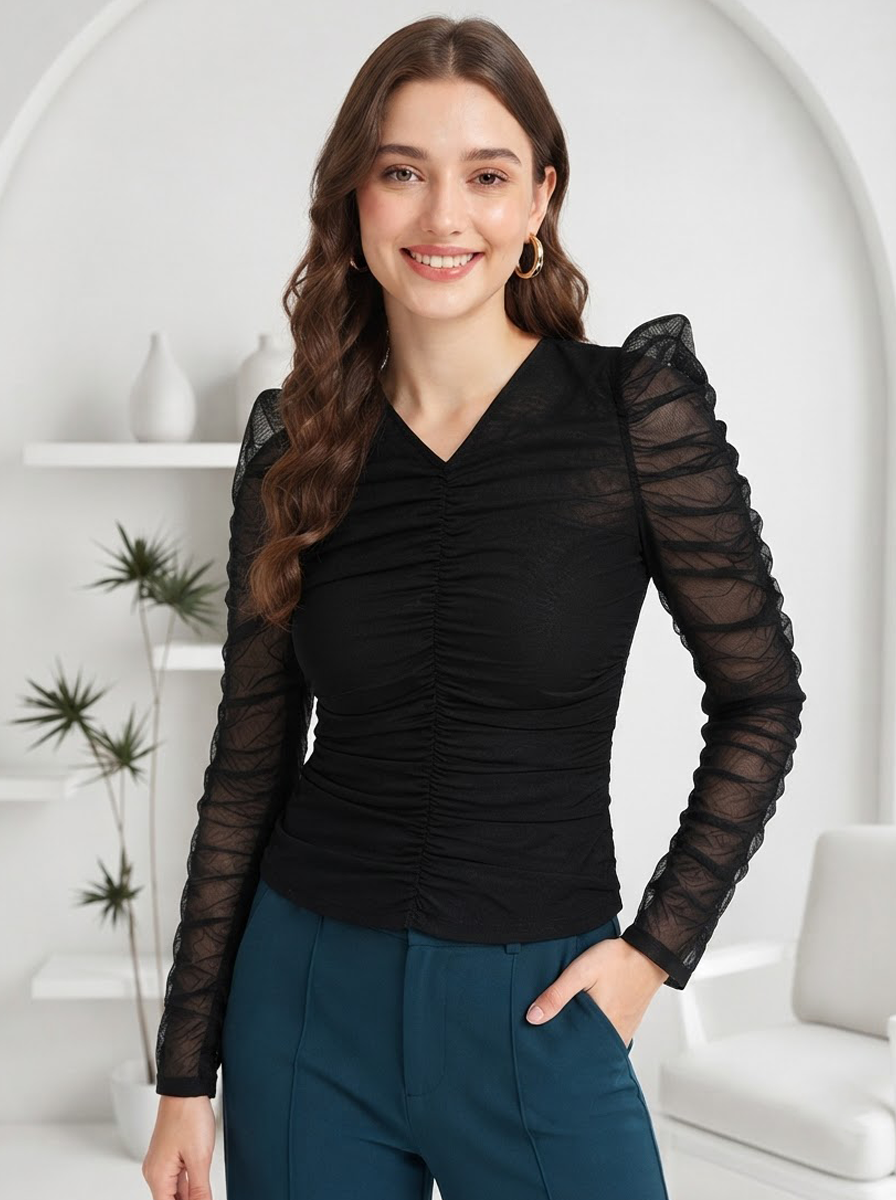 Black Crop Top