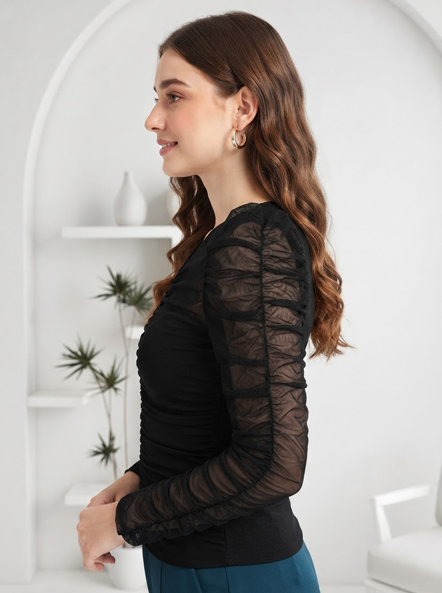 Black Crop Top