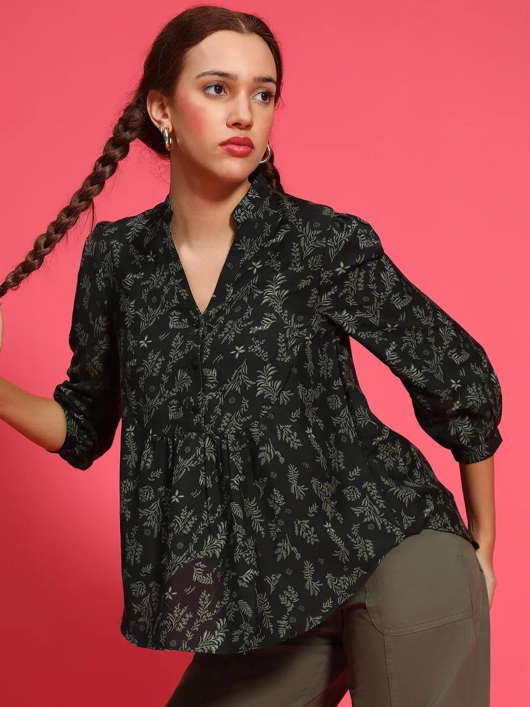 grandiose-green-floral-print-women-casual-top