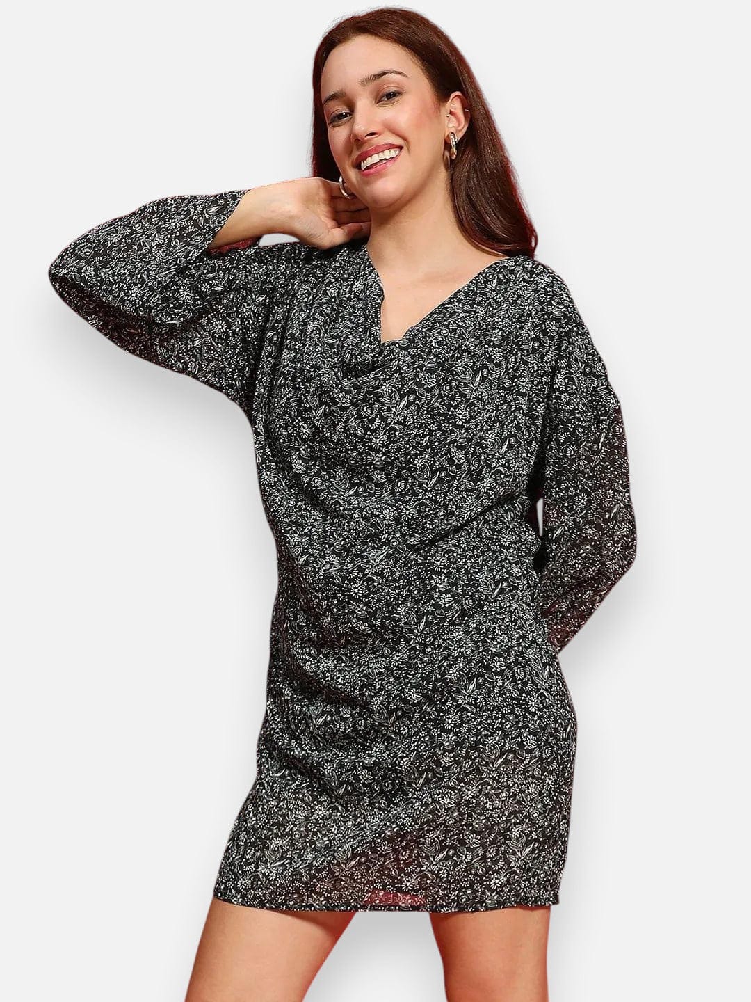 Black Floral Dress
