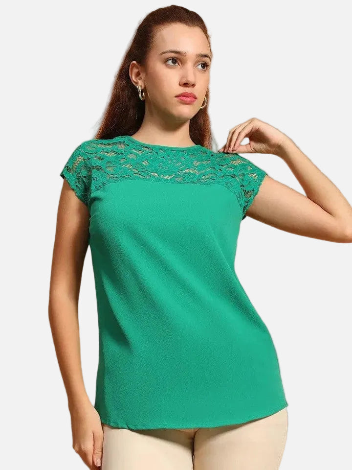 Women Green Top