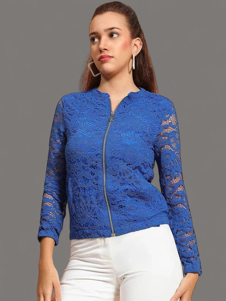 Women Blue Jacket
