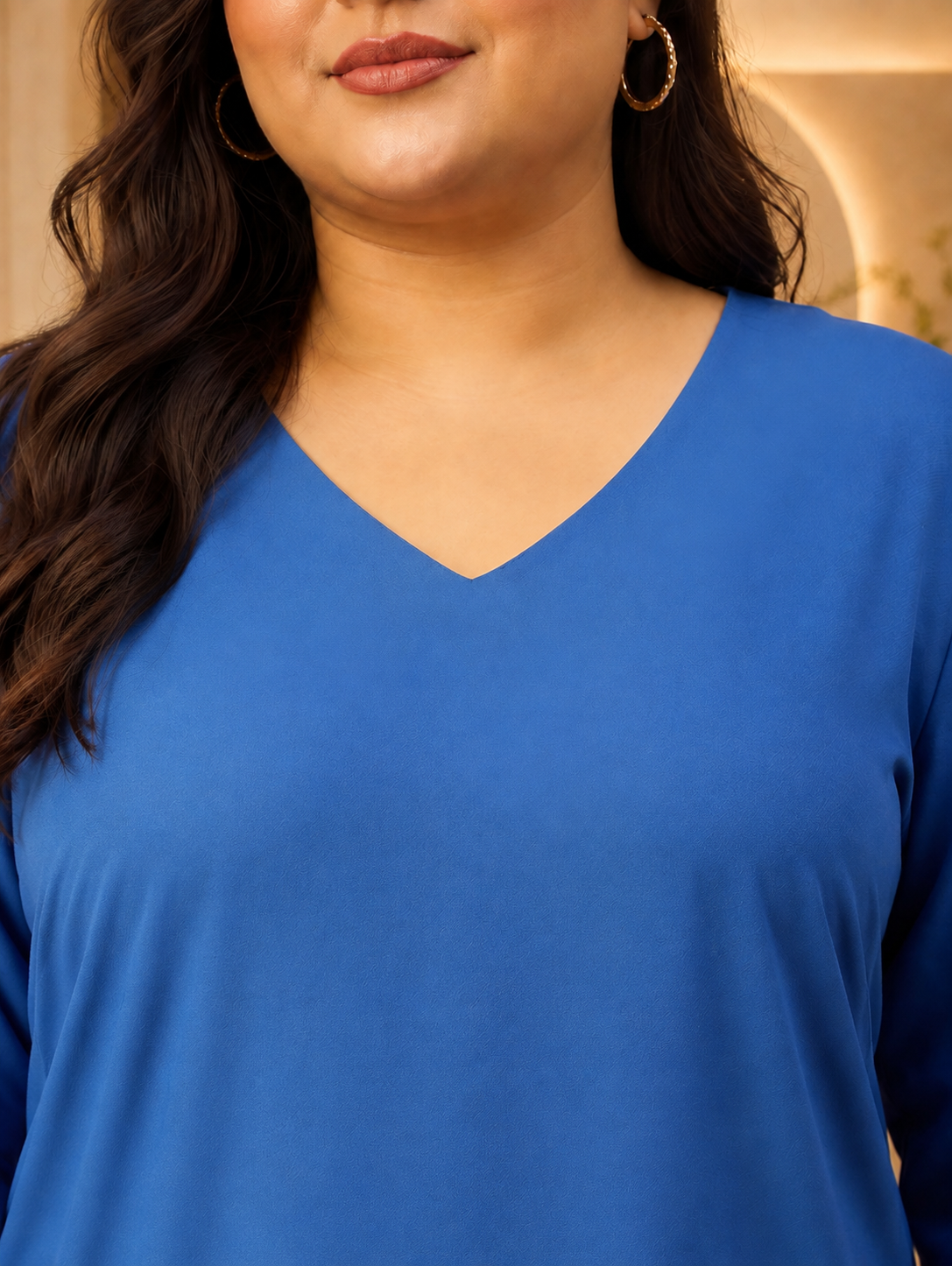 Plus Size Blue Dress