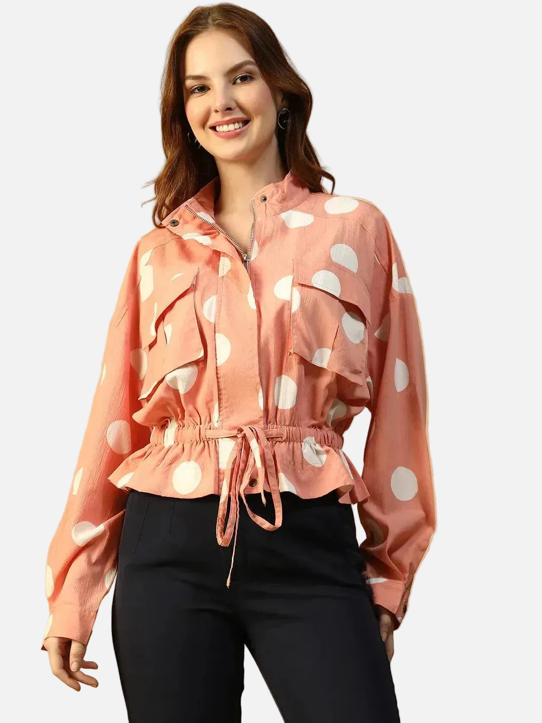 Women Pink Bomber Jacket