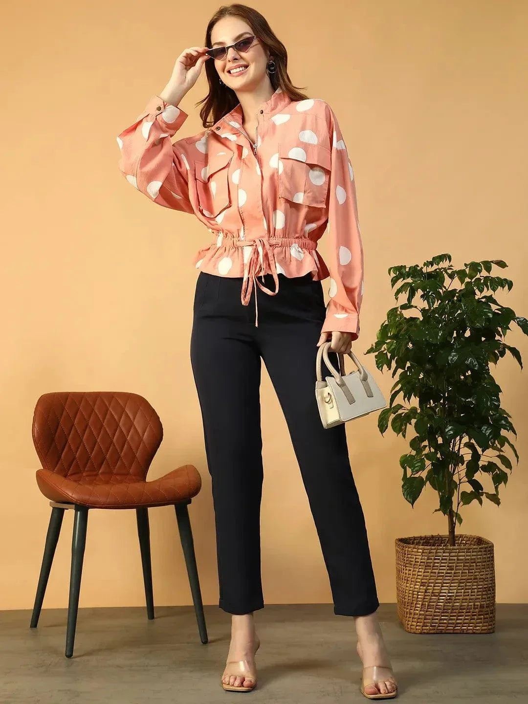 Women Pink Bomber Jacket