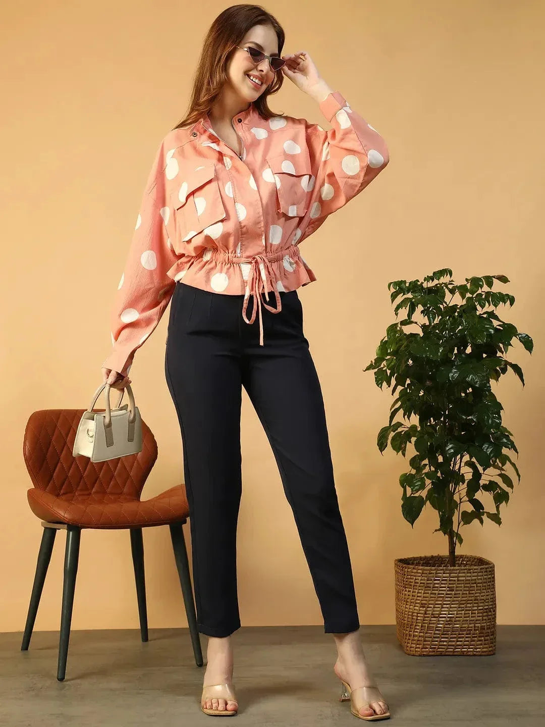 Women Pink Bomber Jacket