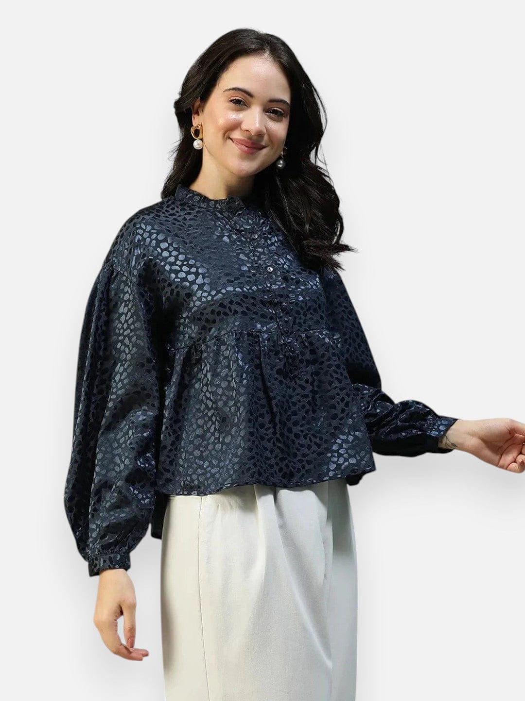 Women Blue Top