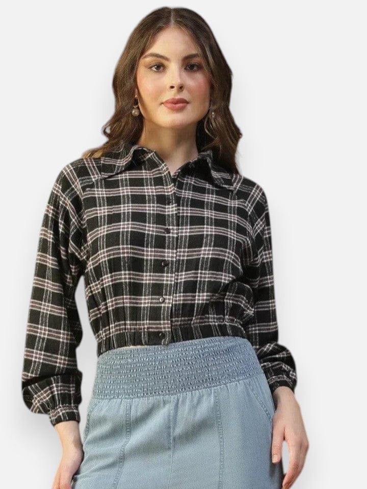 Multicolor Check Cotton Shirt