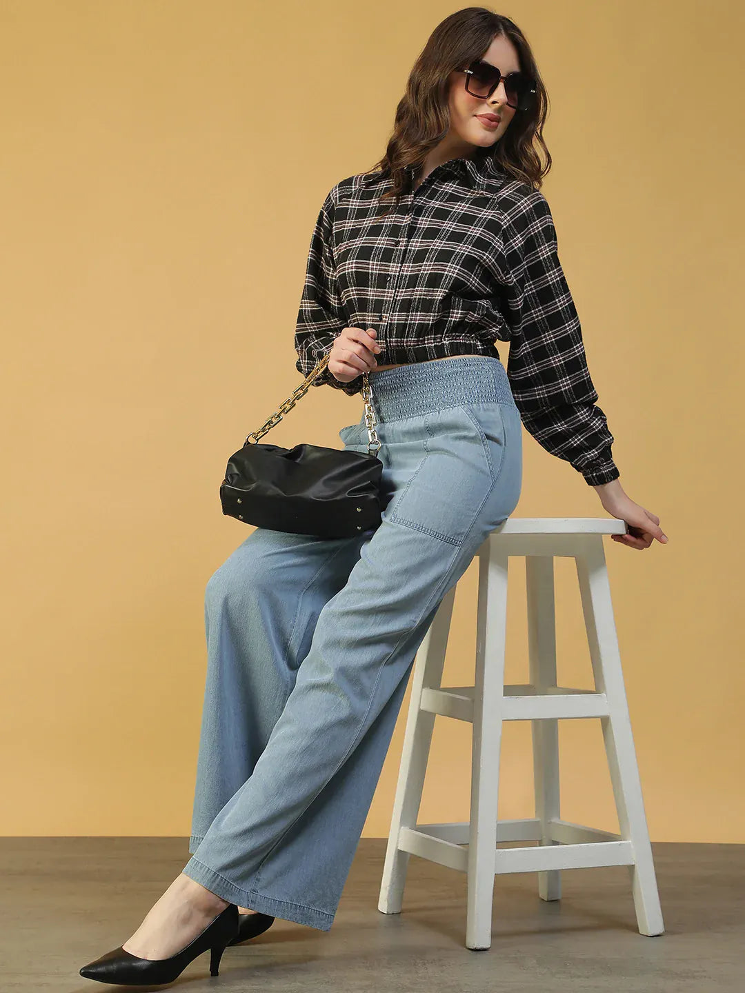 Multicolor Check Cotton Shirt