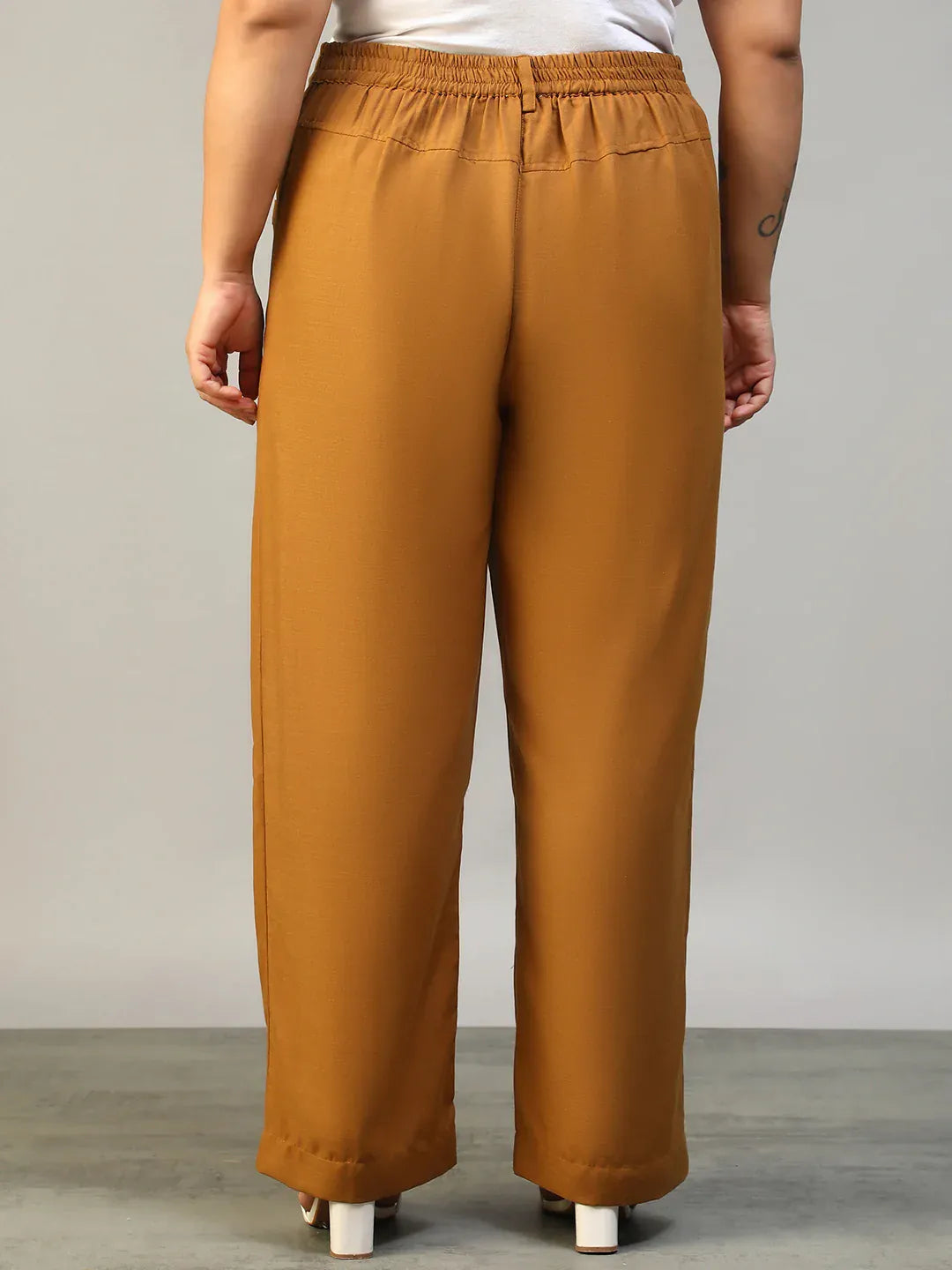 Plus Size Mustard Pant