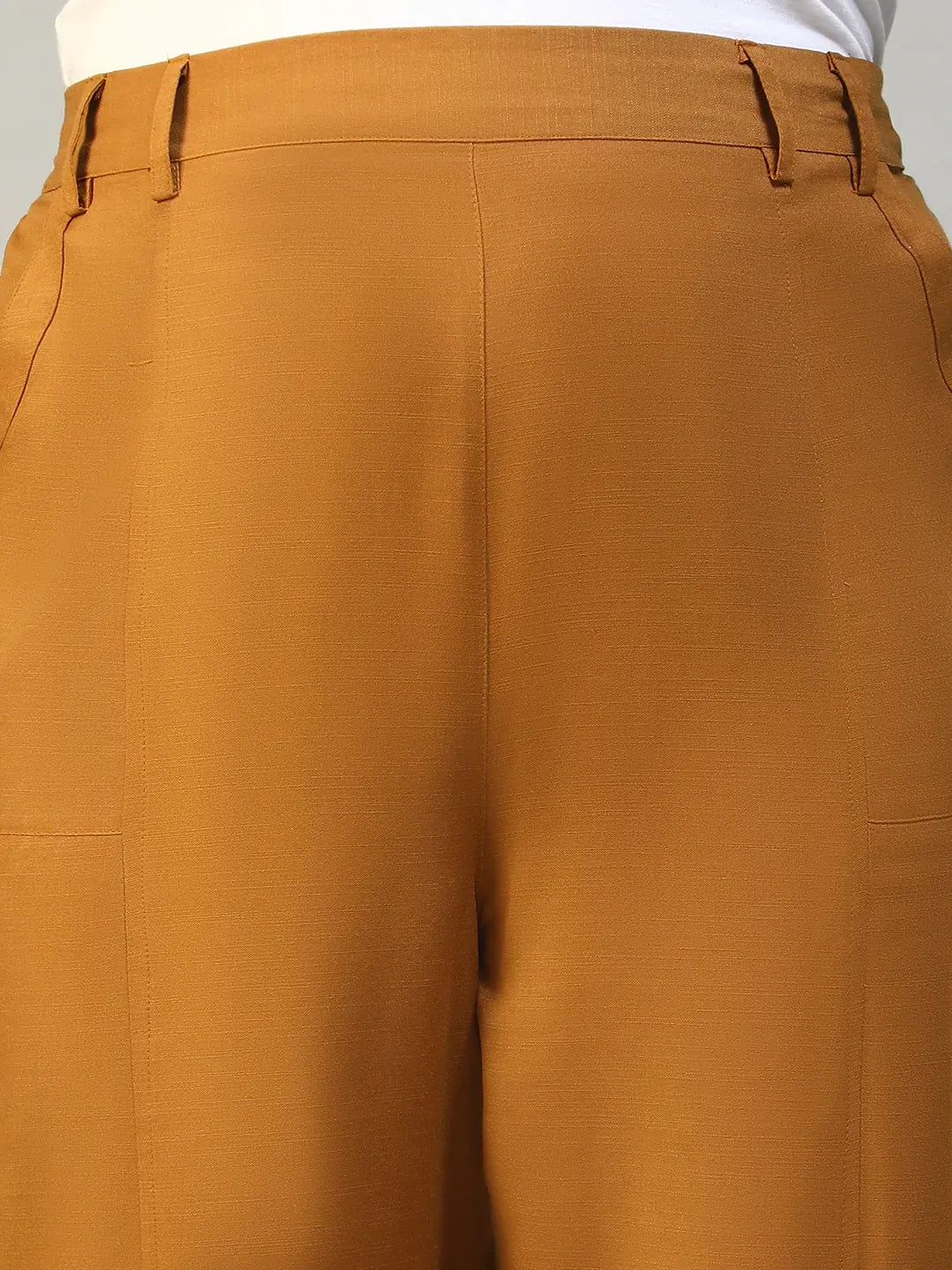 Plus Size Mustard Pant