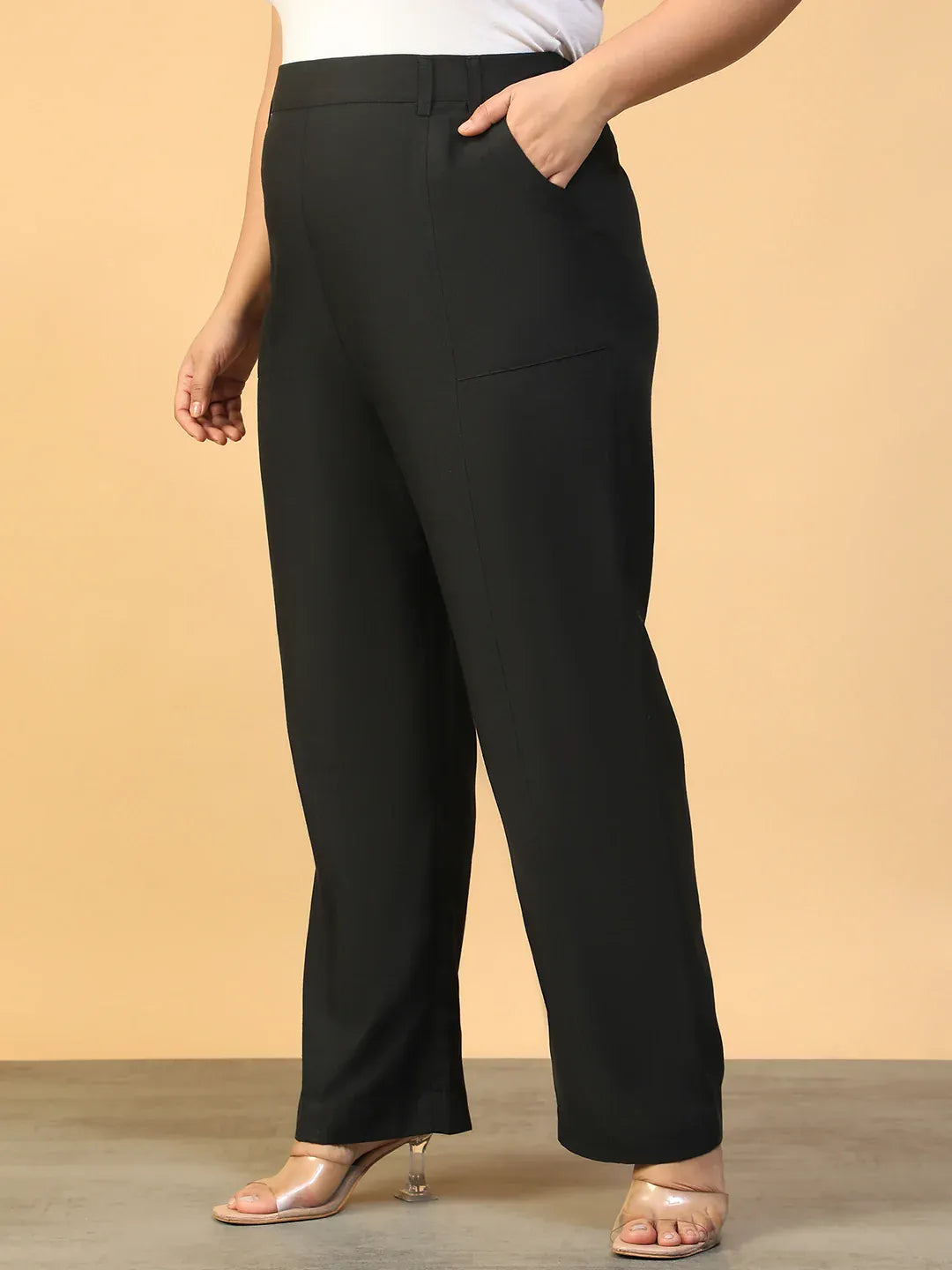 Plus Size Black Pant