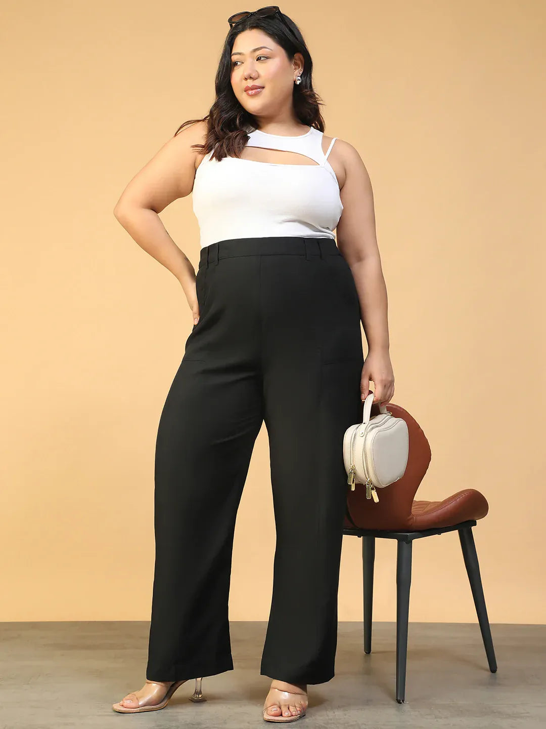 Plus Size Black Pant