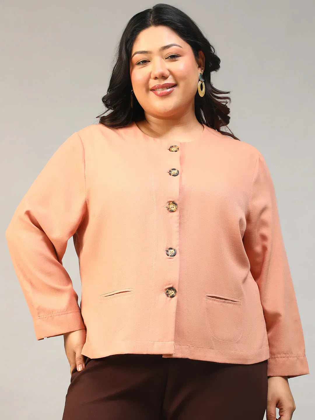 Plus Size Peach Top