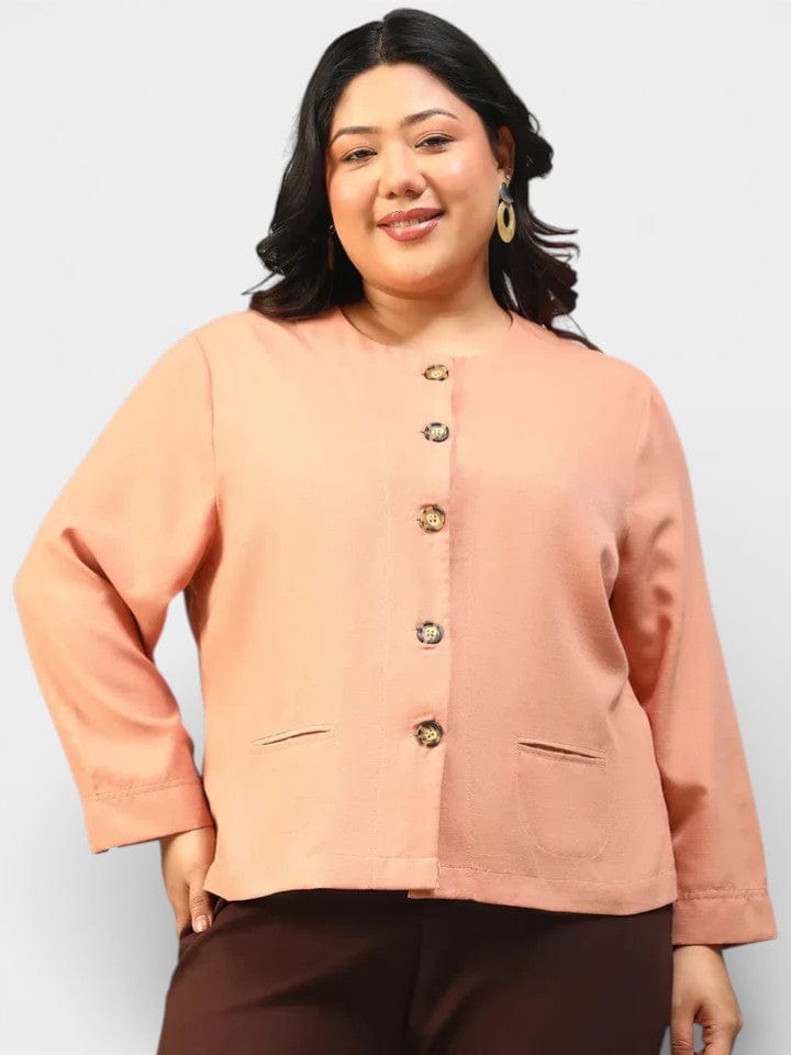 Plus Size Peach Top