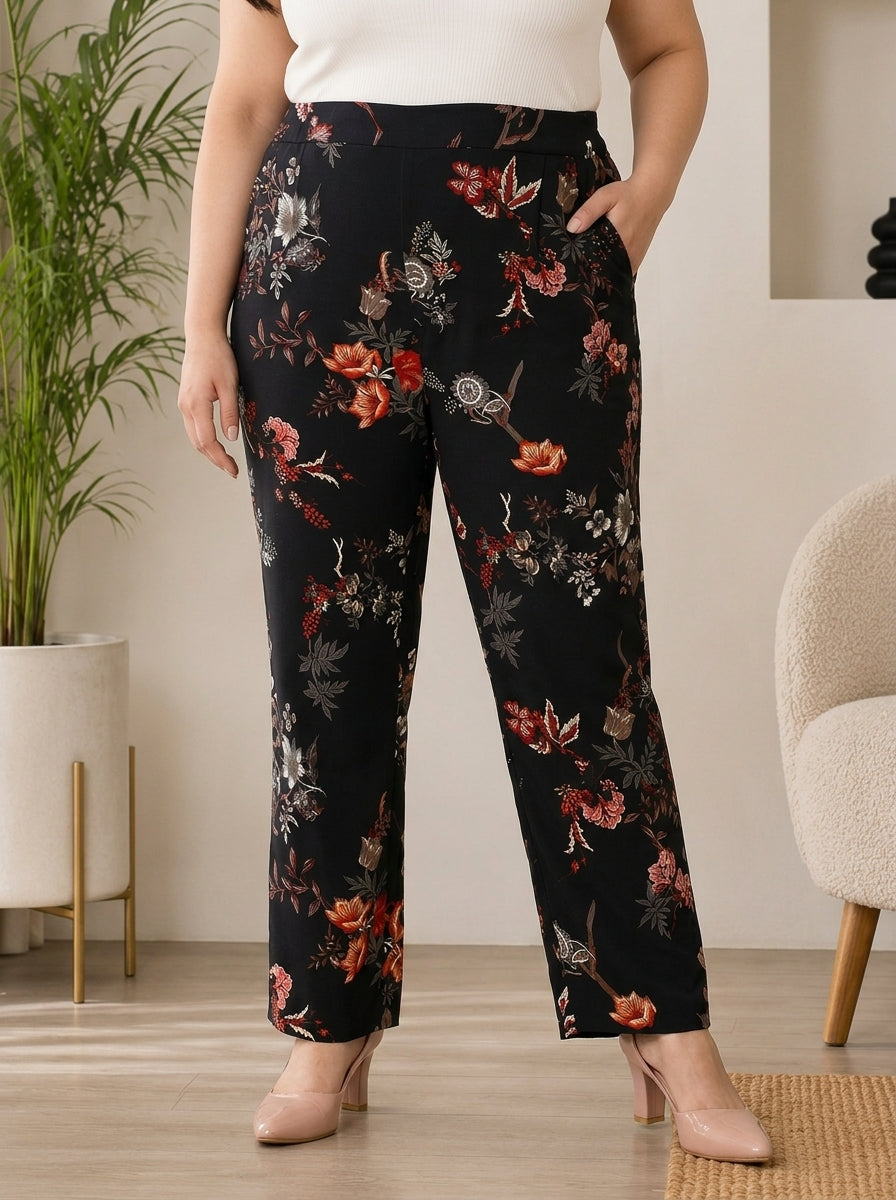 Plus Size Black Pant