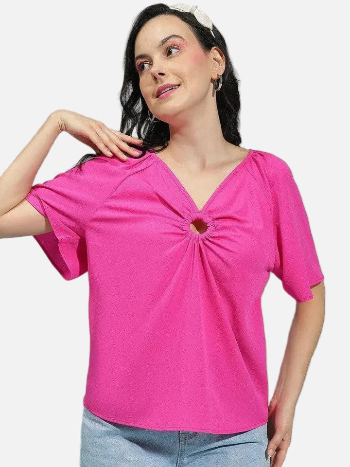 Women Pink Top