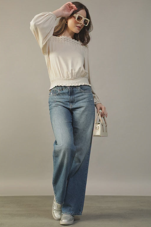 Women Beige Top