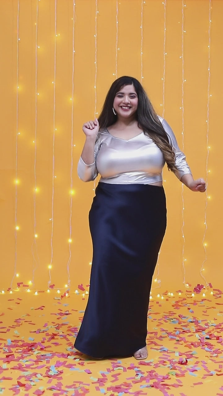 Plus Size Pink Skirt